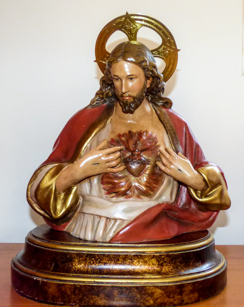 Busto del Corazón de Jesús