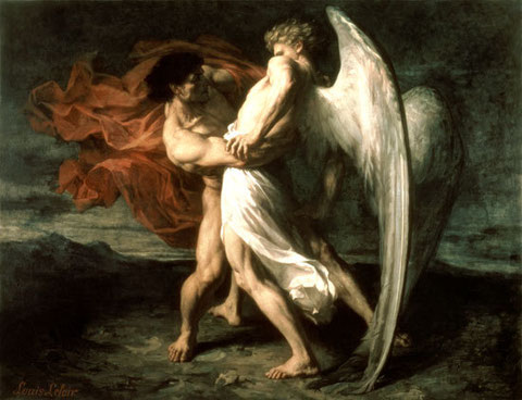 Combate espiritual entre angel y demonio