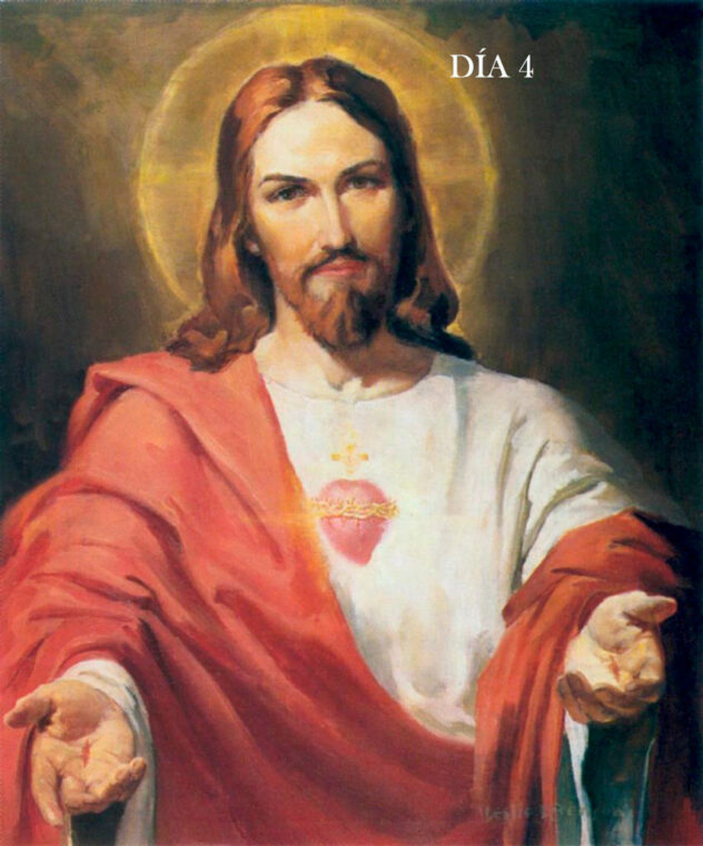 Mes del Corazón de Jesús basado en las meditaciones del Mes de Ejercicios del P. Mendizábal. Día 4